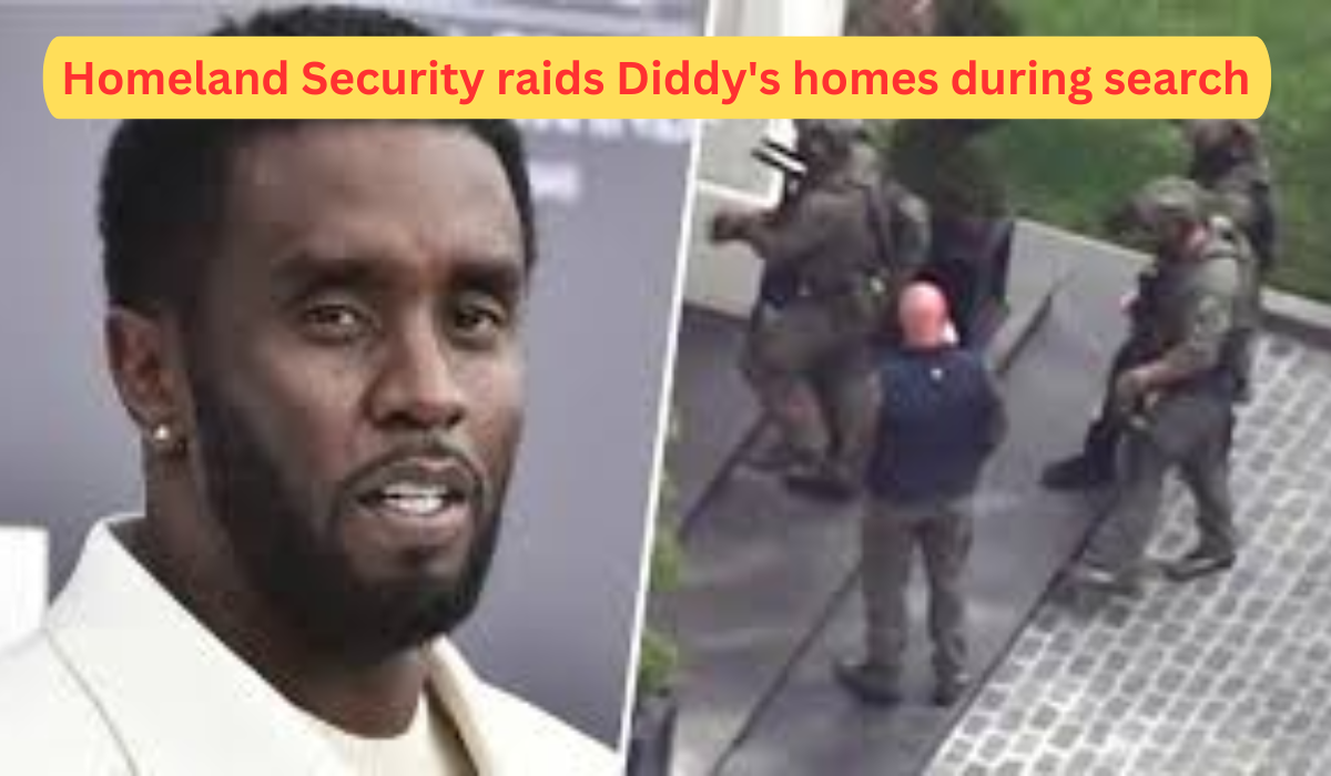 Homeland Security raids Diddy's homes during search