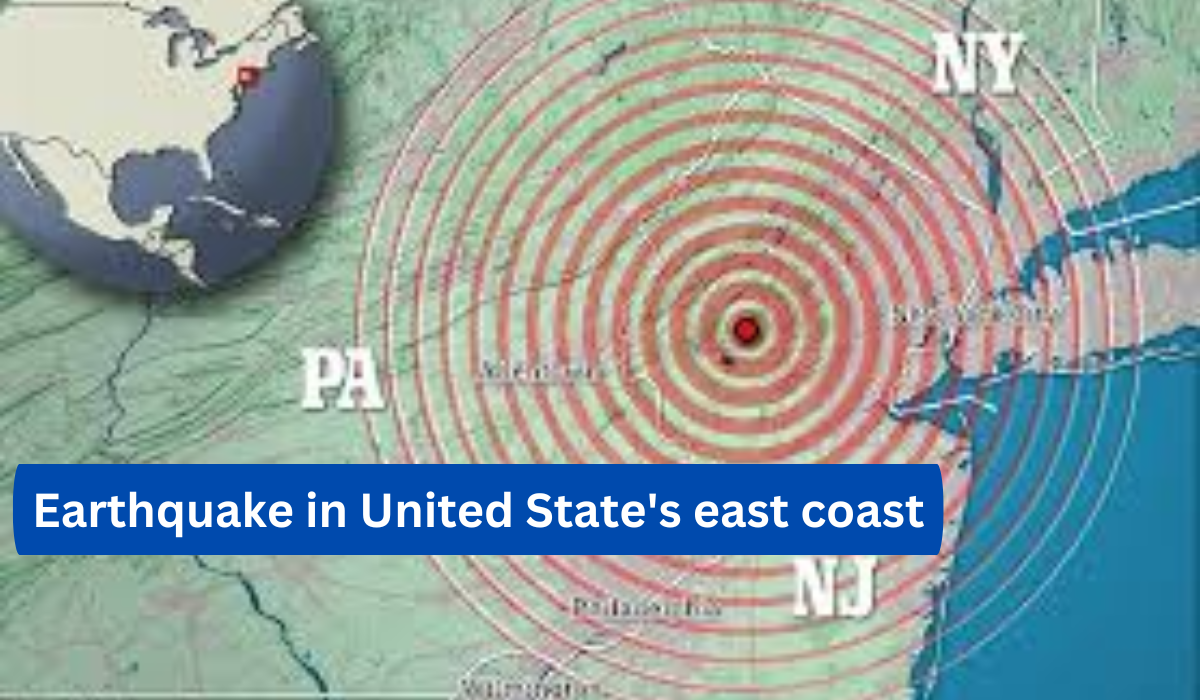 Earthquake in United State's east coast